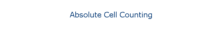 Absolute Cell Counting