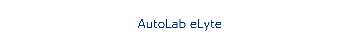 AutoLab eLyte