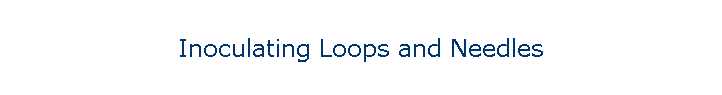 Inoculating Loops and Needles