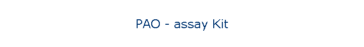 PAO - assay Kit