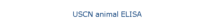 USCN animal ELISA